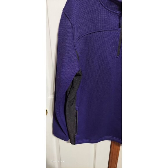 Kansas State University Colosseum Purple 1/4 Zip Pullover Sz XL NCAA Football - Picture 2 of 10